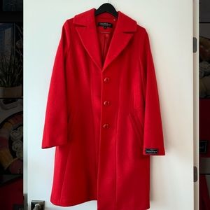 Cozy Whool Red Coat